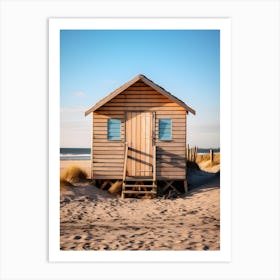 Beach Hut 3 Art Print