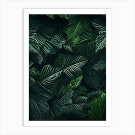 Tropical Leaves Wallpaper 1 Poster