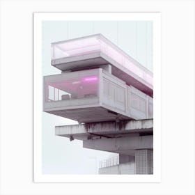 Futuristic Building Art Print