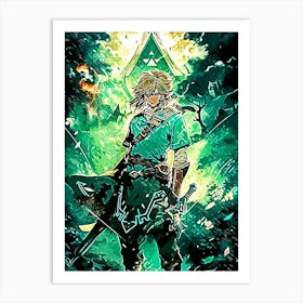 Legend Of Zelda Breath Of The Wild Art Print