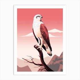 Minimalist Osprey 4 Illustration Art Print