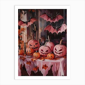 Halloween Pumpkins 44 Art Print