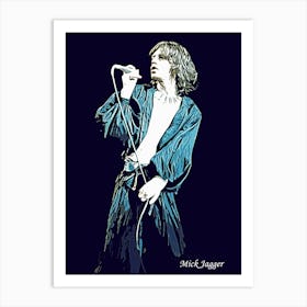 Mick Jagger Art Print