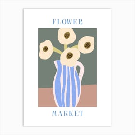 Flower Market 25 Art Print