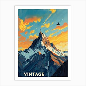 Vintage Switzerland Art Print