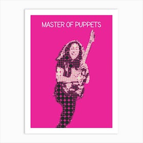 Master Of Puppets Kirk Hammett Metallica Art Print