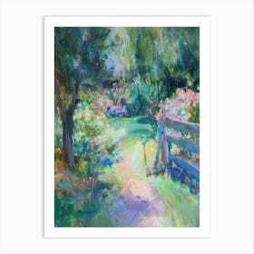  Floral Garden Enchanted Meadow 2 Art Print