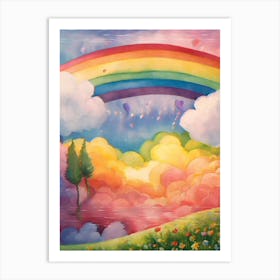 Rainbow In The Sky 7 Art Print