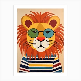 Little Lion 3 Wearing Sunglasses Art Print