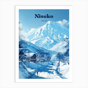 Niseko Japan 5 Travel Poster 3 4 Resize Art Print