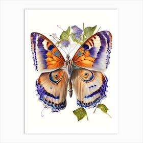 Gatekeeper Butterfly Decoupage 1 Art Print
