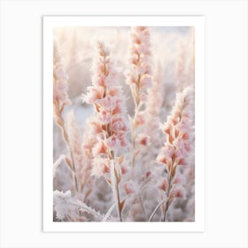 Frosty Botanical Snapdragon 3 Art Print