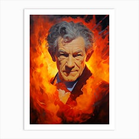 Ian Mckellen (1) Art Print