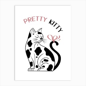 Pretty Kitty Cat Art Print