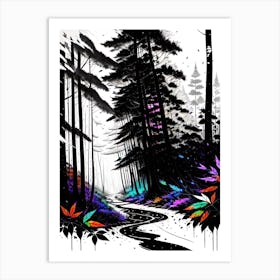 Forest Path 24 Art Print