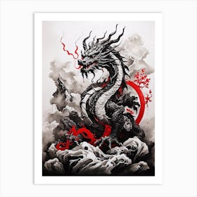 Dragon Painting Art Print