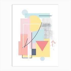 Abstract Geometric Pattern 8 Art Print