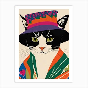 Cat In Hat 1 Art Print