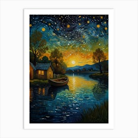 Starry Night 44 Art Print