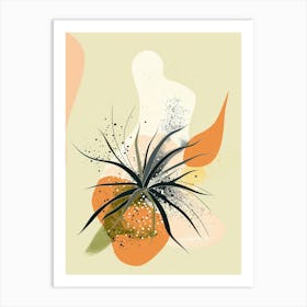 Air Plant Plant Minimalist Illustration 4 Art Print