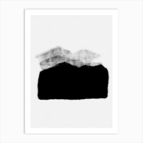 'Black Mountain' Art Print