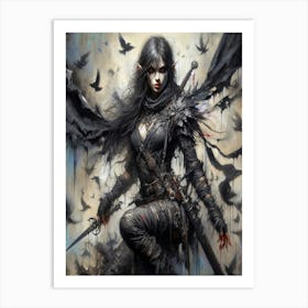 Dark Elf Art Print