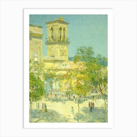 Street Of The Great Captain, Córdoba, Frederick Childe Hassam Art Print