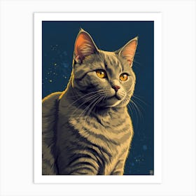 British Shorthair Cat 1 Art Print