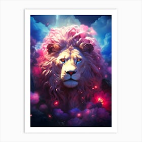 Lion In The Sky 1 Art Print