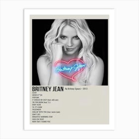 Britney Jean By Britney Spears 2013 Poster 2 Art Print