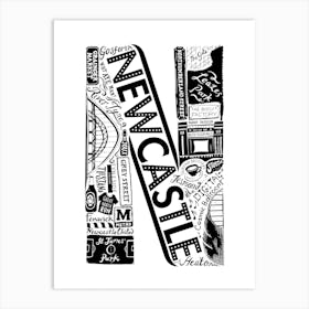Newcastle Art Print