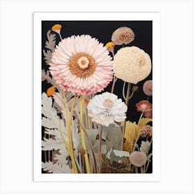 Flower Illustration Everlasting Flower 3 Art Print