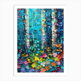 Birch Forest Art Print