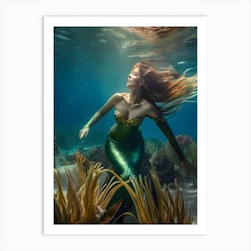 Mermaid-Reimagined 68 Art Print