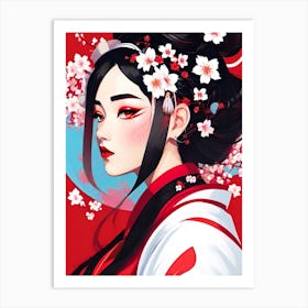 Asian Girl 21 Art Print