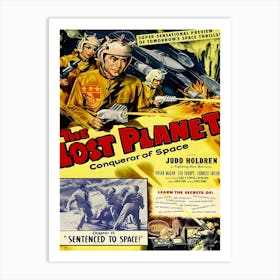 The Lost Planet, Movie Poster Art Print