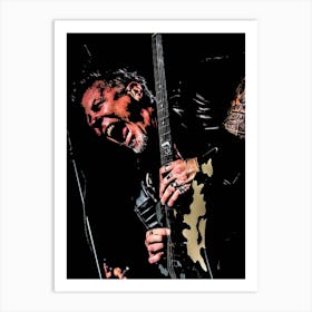 James Hetfield Metallichead band music 28 Art Print