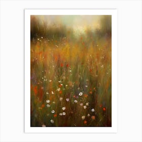 Poppies In The Meadow 3 Art Print