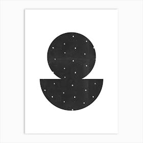 Geo And Dots Art Print