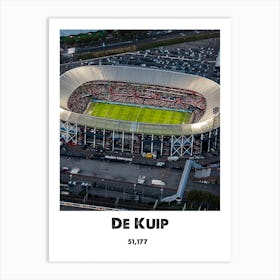 De Kuip, Football, Stadium, Soccer, Art, Wall Print 1 Art Print