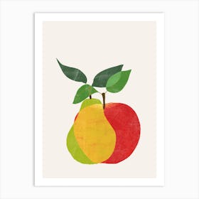 Apple Pear Art Print