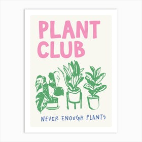 Plant Club Art Print