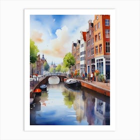 Summer in Amsterdam. 9 Art Print