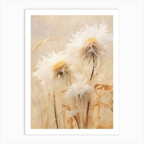 Boho Dried Flowers Passionflower 3 Art Print