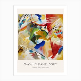 Painting With Green Center, Wassily Kandinsky Poster Art Print