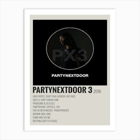 Partynextdoor 3 2016 Poster 1 Art Print