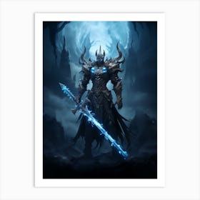 Dark Lord Of The Rings Art Print