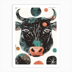 Bull Print 1 Art Print