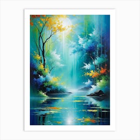 Forest By Russian Artist Art Print