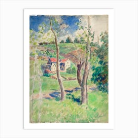 Landscape, Camille Pissarro Art Print
